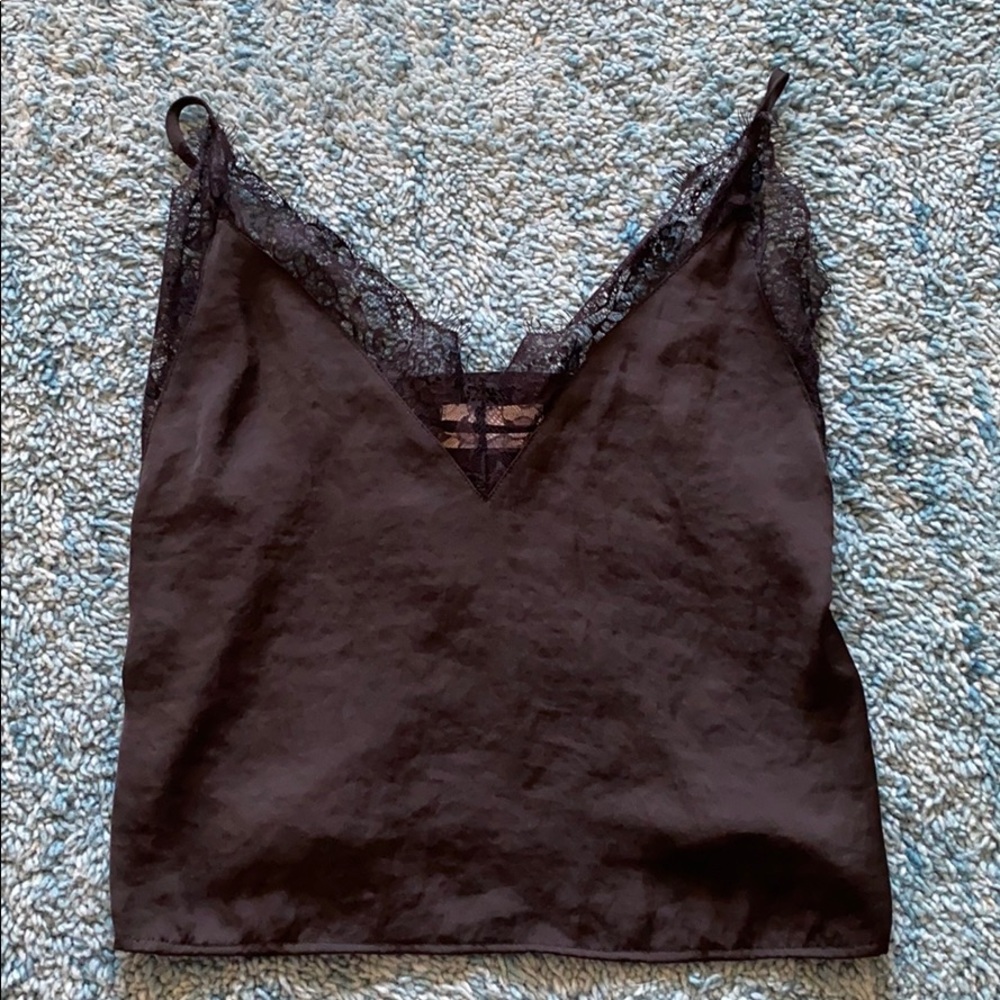 Urban Outfitters Black Lace Camisole - Small